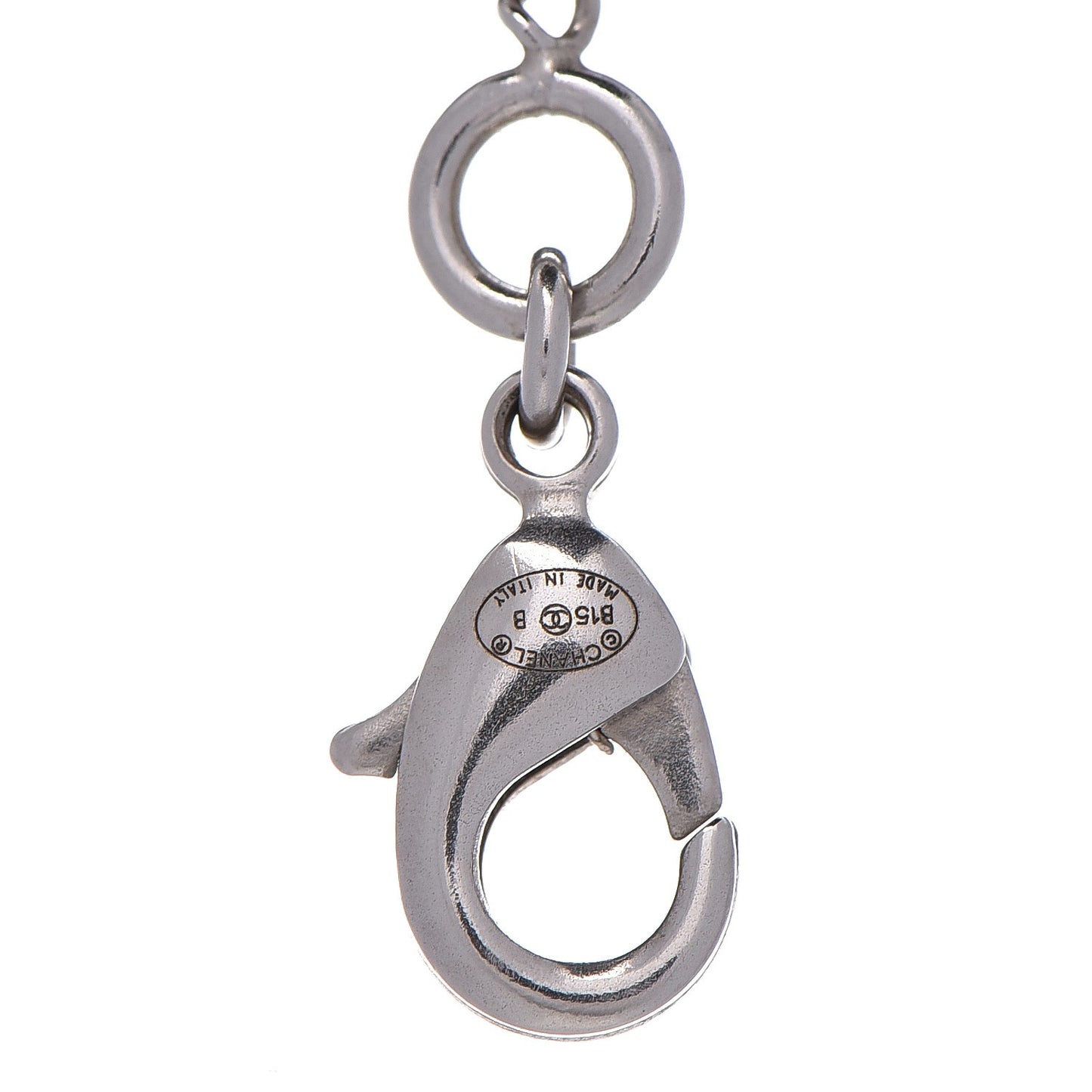 Crystal CC Necklace Silver