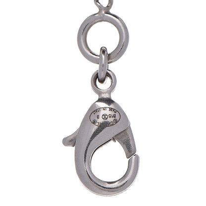 Chanel Crystal CC Necklace Silver 7 of 7