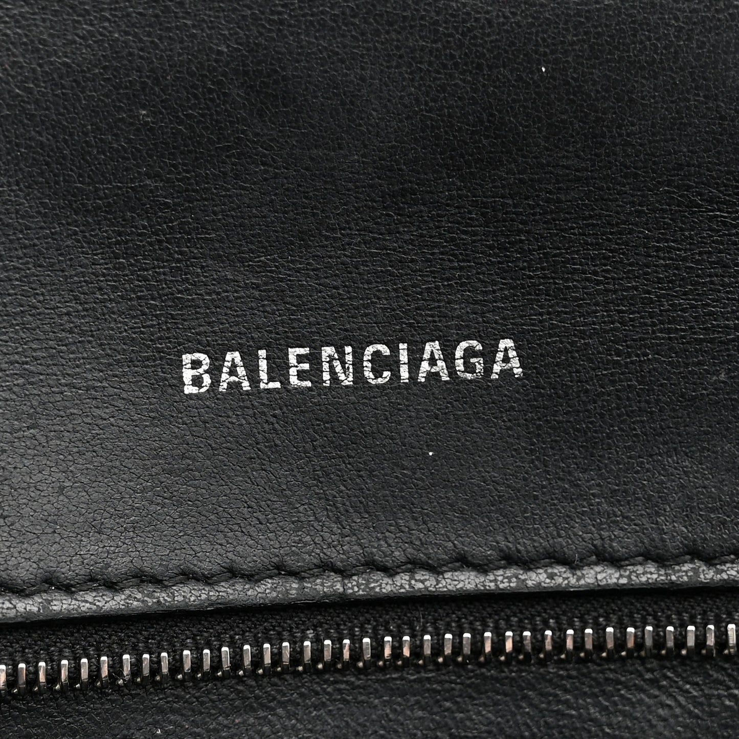 Grained Calfskin Small Hourglass Top Handle Bag Black