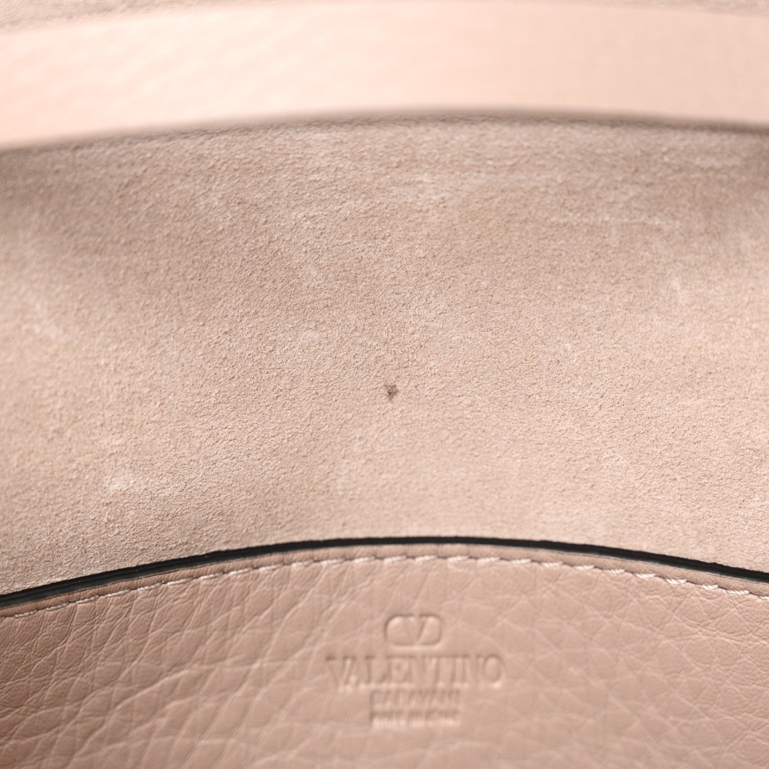 Valentino Garavani Pebbled Calfskin Medium Rockstud Flip Lock Crossbody Bag Poudre 10 of 12