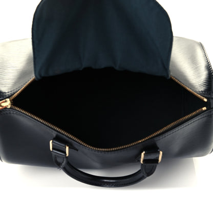 Louis Vuitton Epi Speedy 30 Black 5 of 12