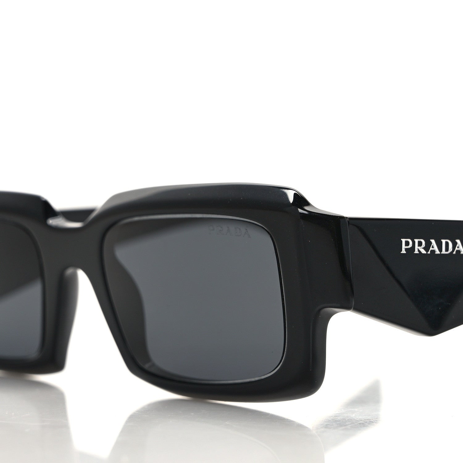 Prada Acetate Symbole Sunglasses SPR 27Z Black 5 of 7