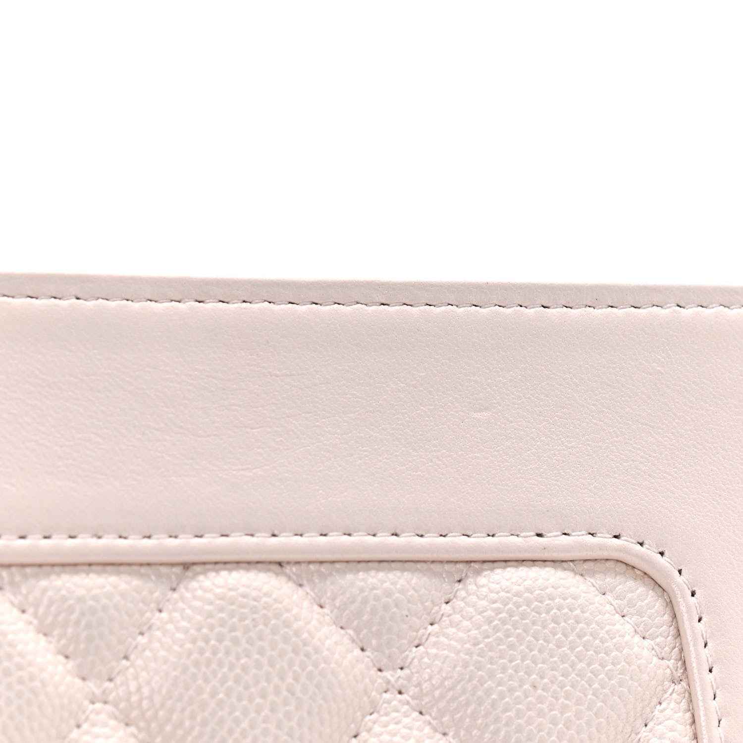 Chanel Caviar Quilted Vintage Mademoiselle Wallet On Chain WOC Beige 11 of 12