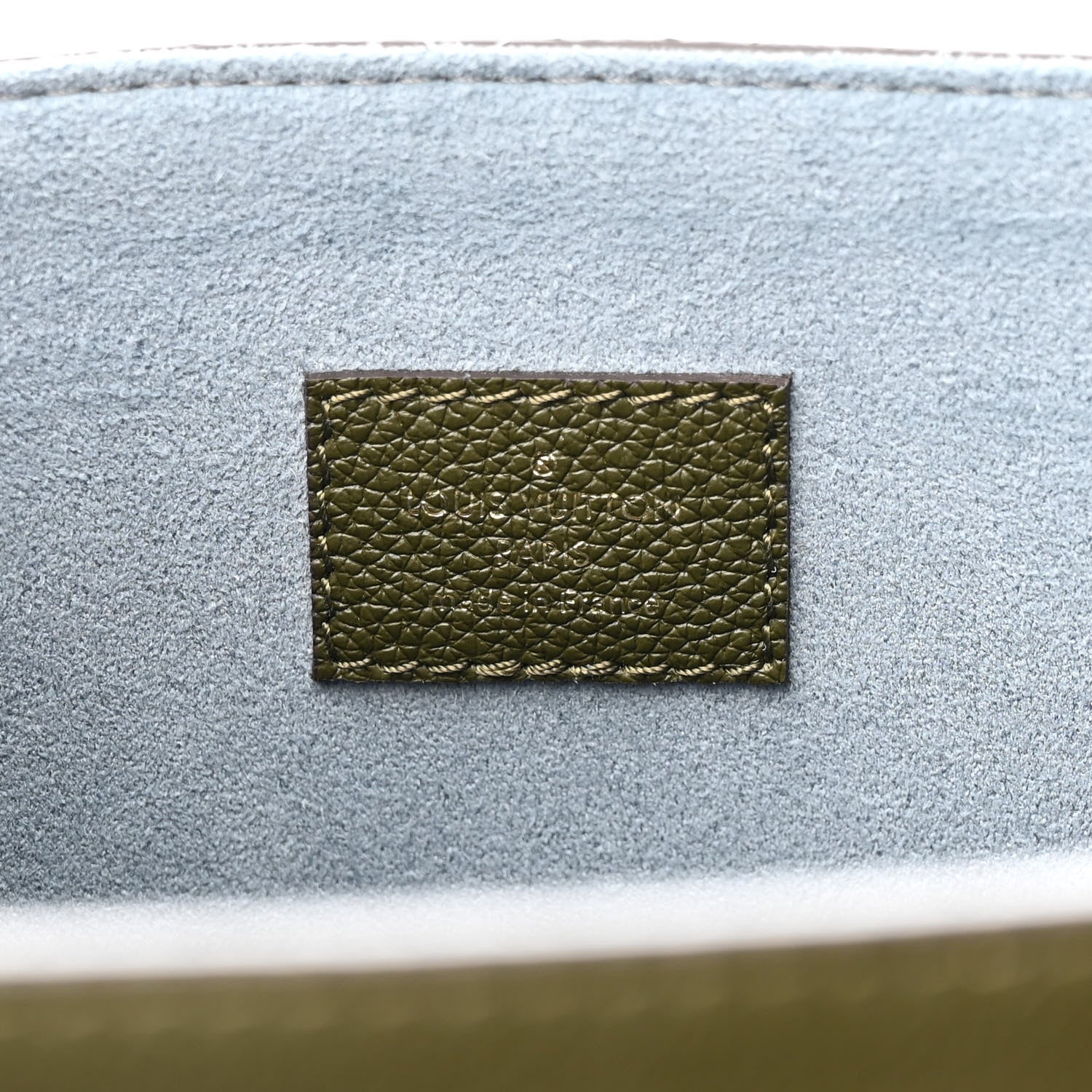 Louis Vuitton Grained Calfskin Lockme Shopper Kaki 6 of 9