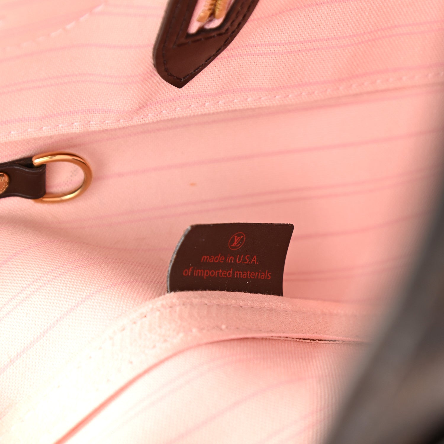 Louis Vuitton Damier Ebene Neo Neverfull MM Rose Ballerine 8 of 15
