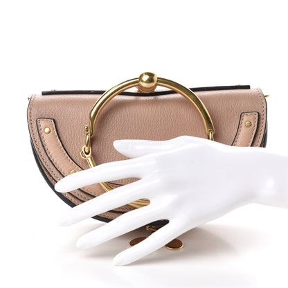 Chloe Calfskin Small Nile Bracelet Minaudiere Bag Biscotti Beige 2 of 11