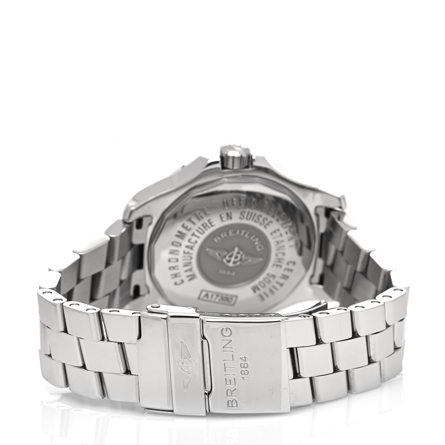 Breitling Stainless Steel 41mm Colt Automatic Watch Black A17380 3 of 4