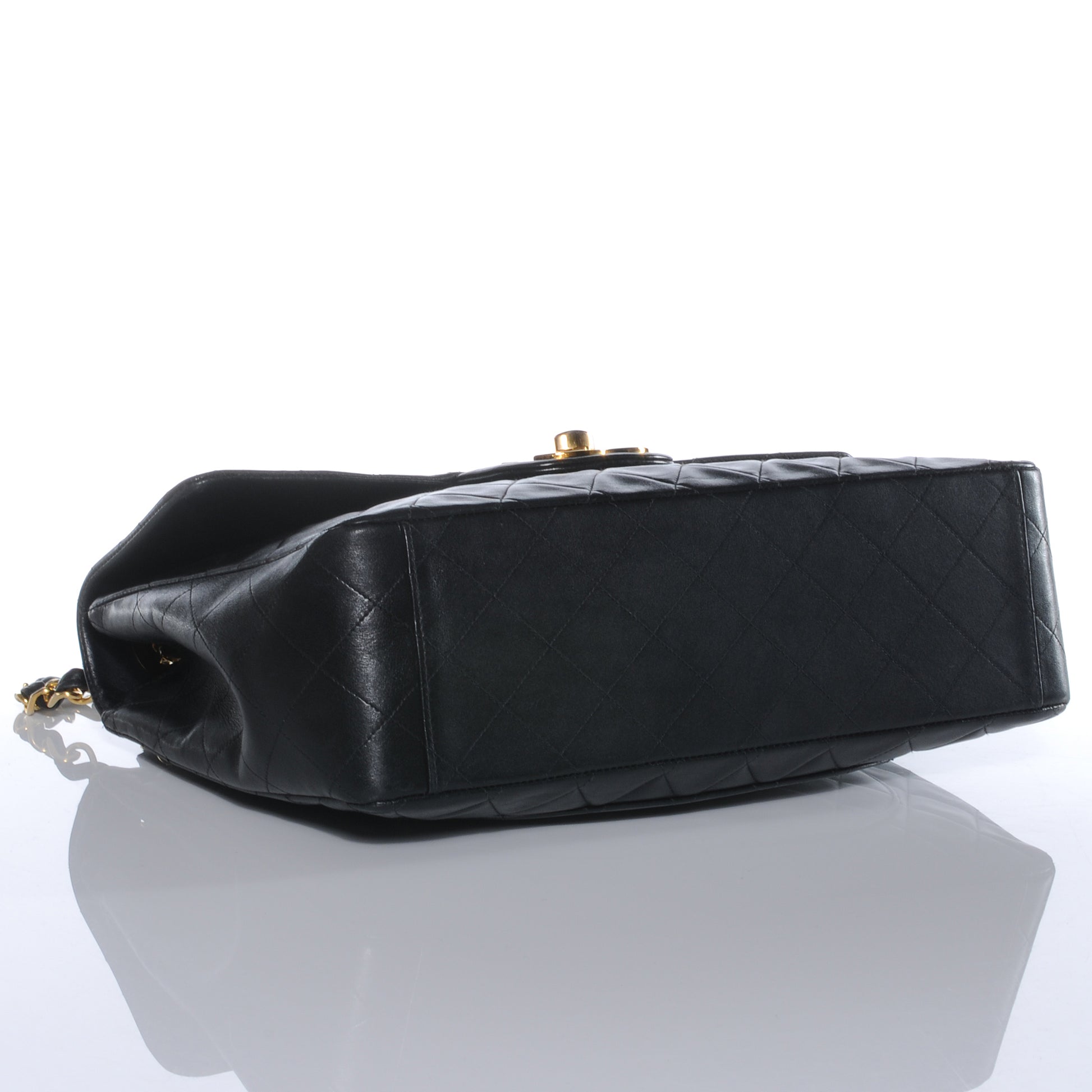 Chanel Lambskin XL Jumbo Flap Black 4 of 9