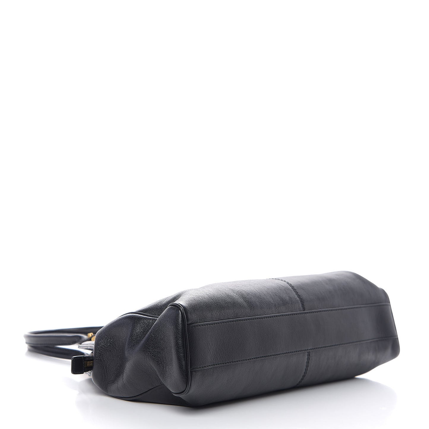 Calfskin Large Re(Belle) Top Handle Bag Black
