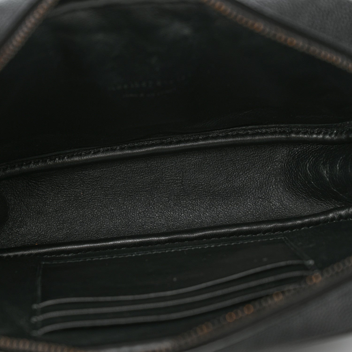 Saint Laurent Grain De Poudre Matelasse Monochrome Monogram Mini Lou Camera Bag Black 5 of 12