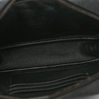 Saint Laurent Grain De Poudre Matelasse Monochrome Monogram Mini Lou Camera Bag Black 5 of 12