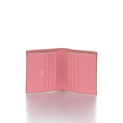 Hermes Chevre Mysore Evelyne Compact Wallet Pink 5 of 7