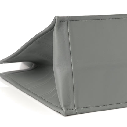 Christian Dior Calfskin Embossed Medium Book Tote Grey 6 of 20