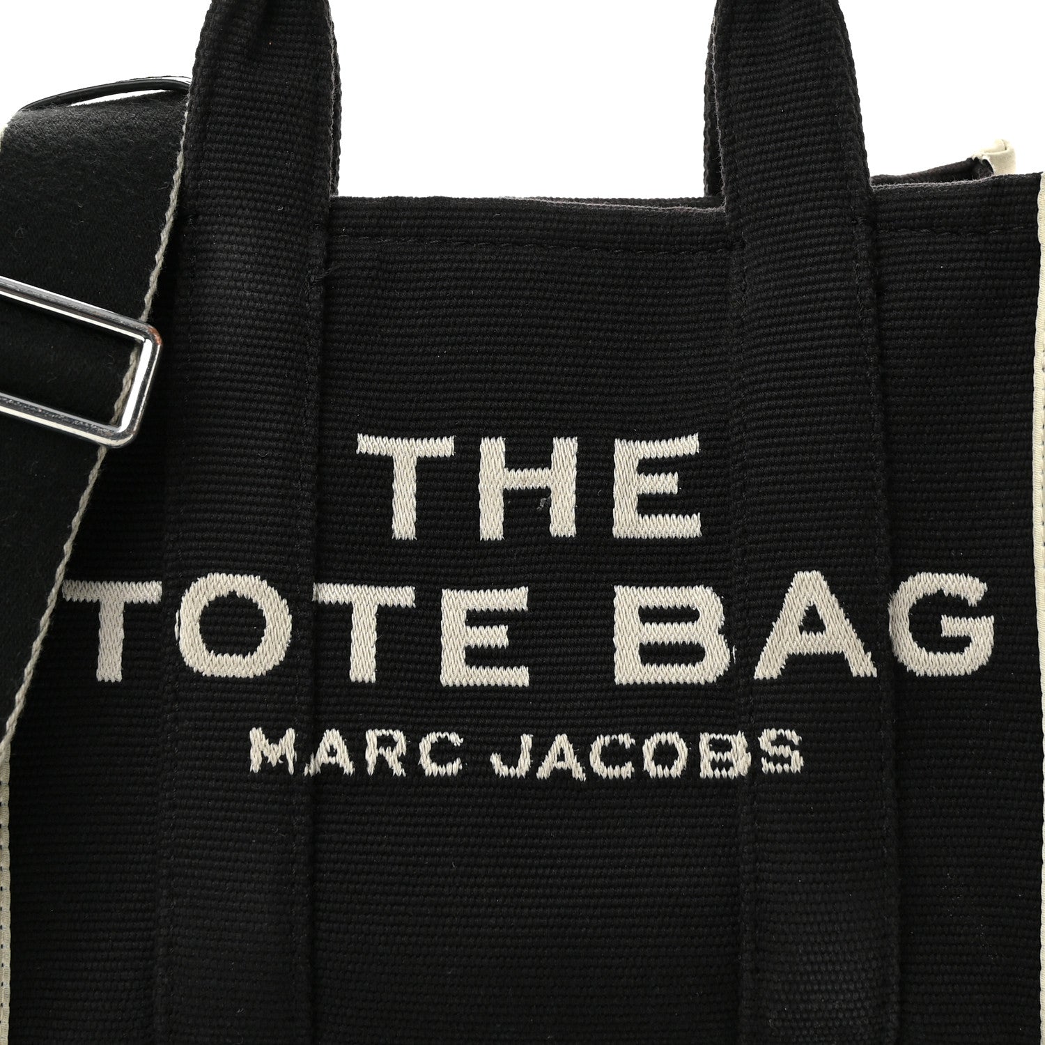 Marc Jacobs Jacquard Small The Traveler Tote Bag Black 9 of 14