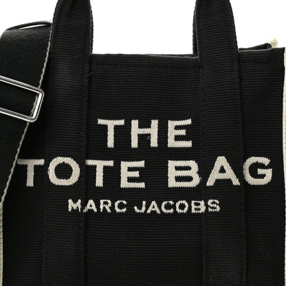 Marc Jacobs Jacquard Small The Traveler Tote Bag Black 9 of 14