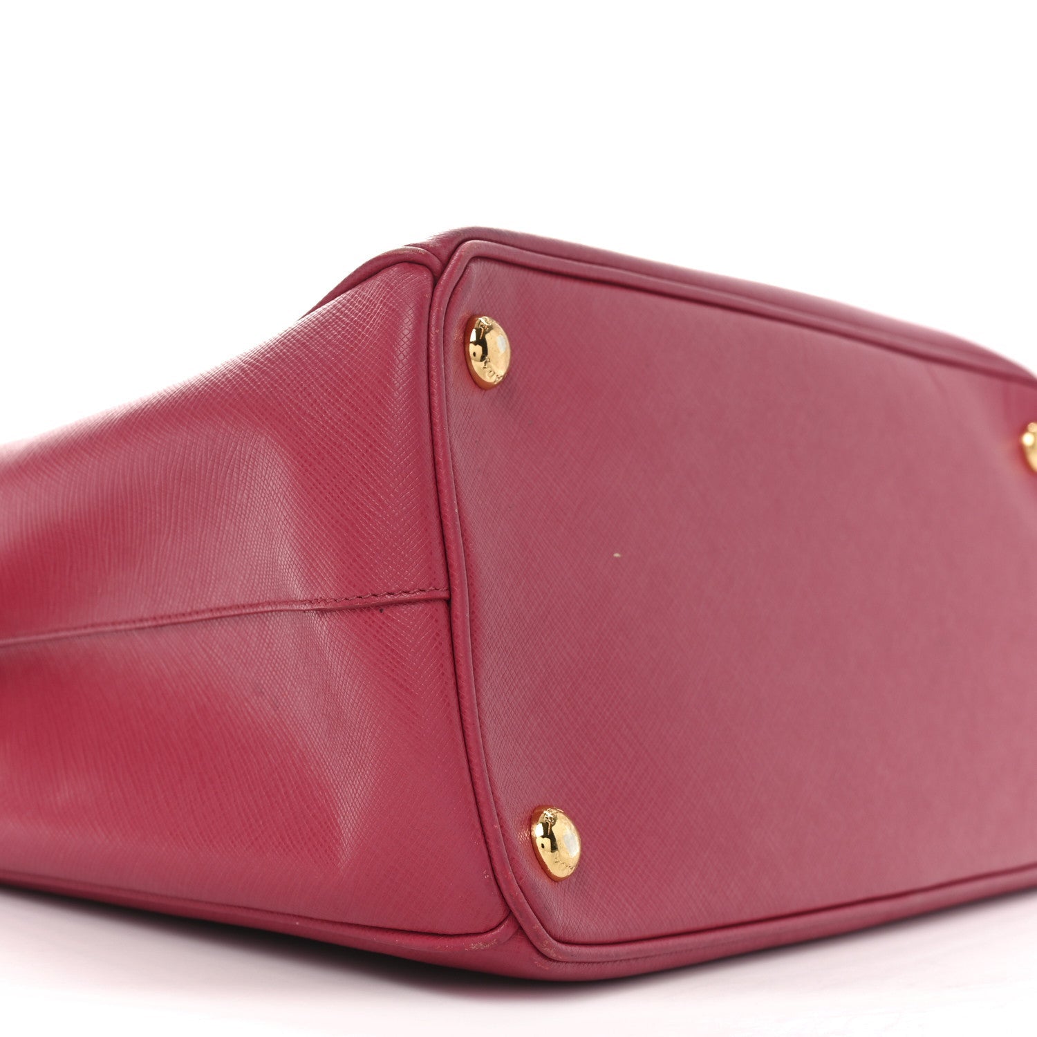 Prada Saffiano Small Galleria Double Zip Tote Peonia 8 of 9