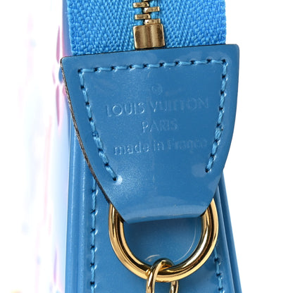 Louis Vuitton Vernis Valentine Mini Pochette Accessories Baby Blue Neon 6 of 6