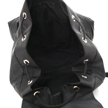 Gucci Nylon Monogram Small Single Buckle Backpack Black 5 of 10