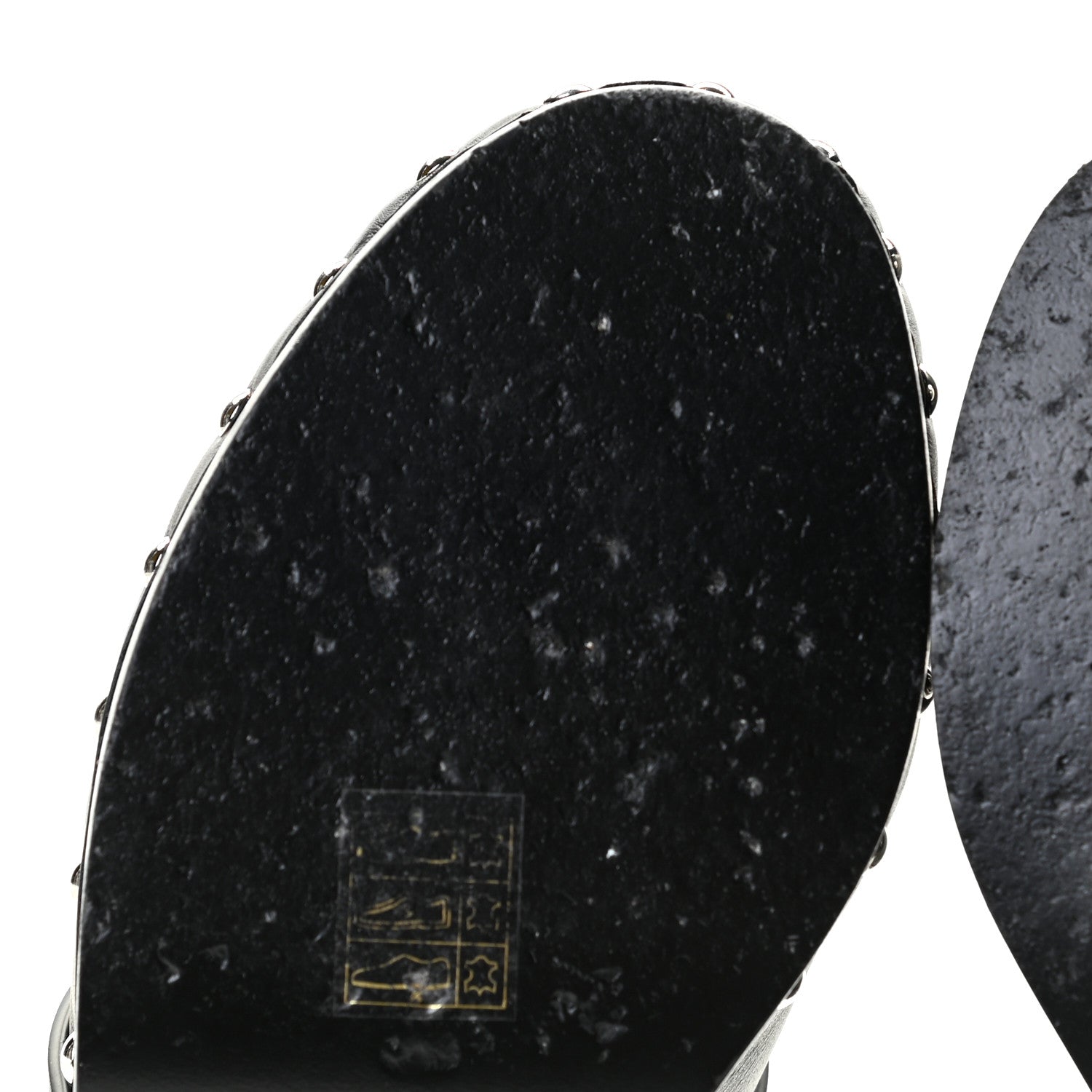 Hermes Calfskin Calya Mules 38 Black 8 of 13