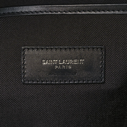 Saint Laurent Canvas Zebra Print City Backpack Pink Black 5 of 11