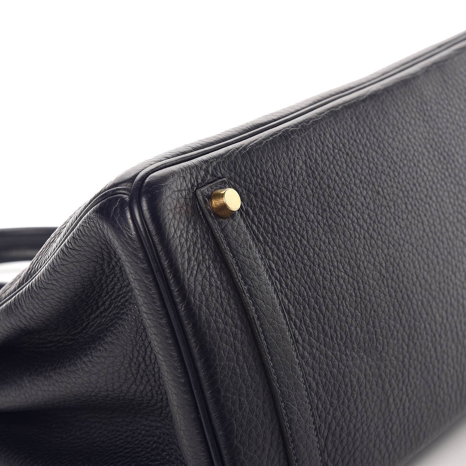 Hermes Taurillon Clemence Birkin 35 Bleu Indigo 35 of 36
