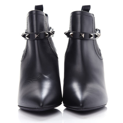 Valentino Garavani Calfskin Rockstud Chelsea 85mm Ankle Boots 36 Black 2 of 10