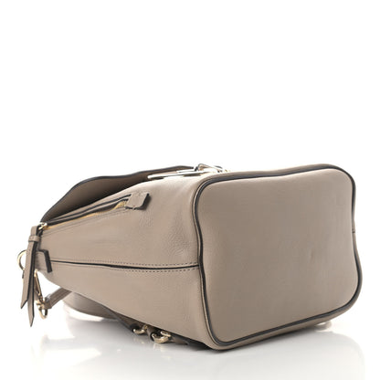 Chloe Suede Calfskin Medium Faye Backpack Motty Grey 4 of 10