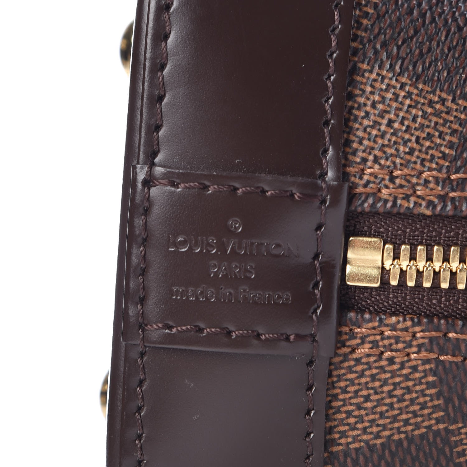Louis Vuitton Damier Ebene Alma BB 7 of 10
