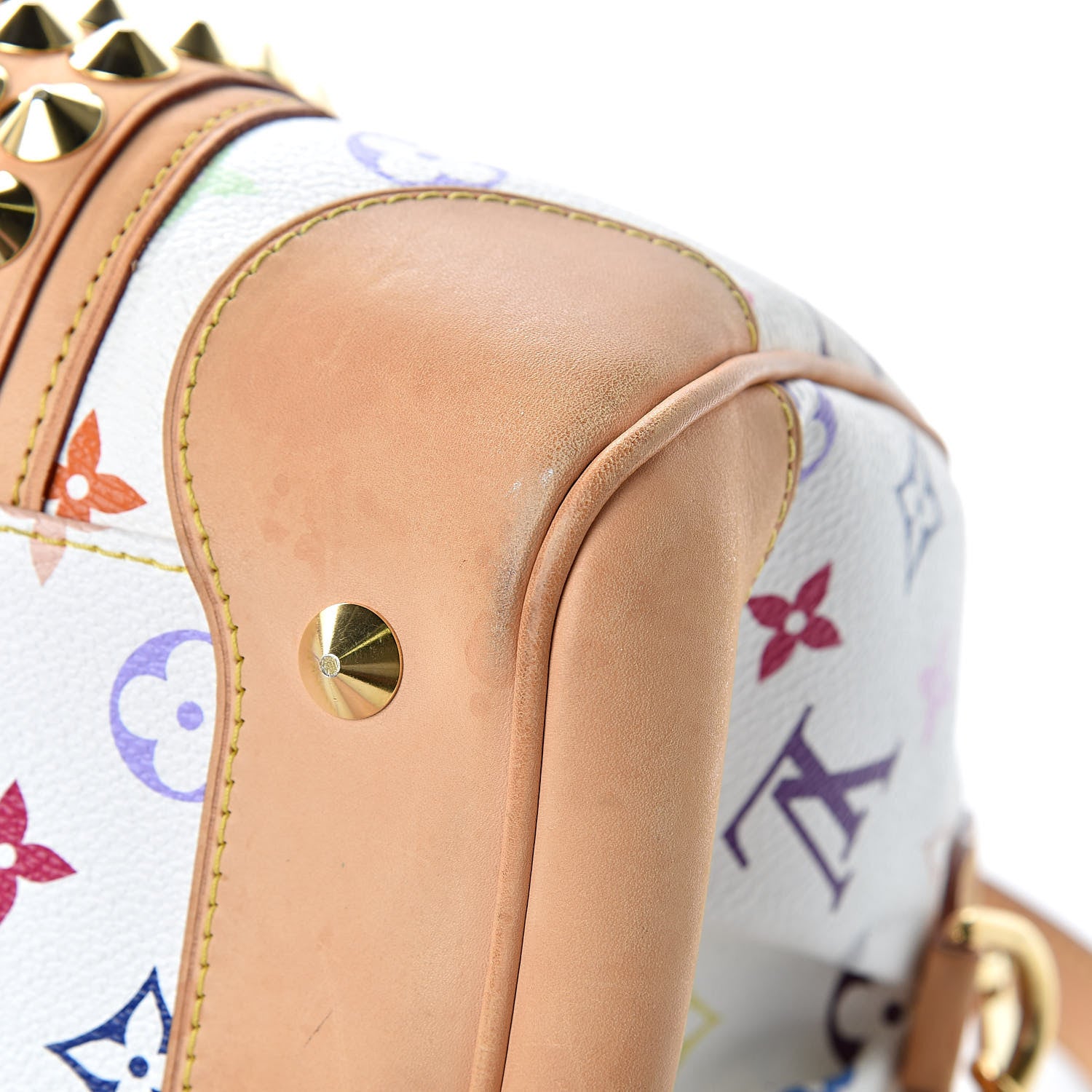 Louis Vuitton Monogram Multicolor Courtney MM White 12 of 16