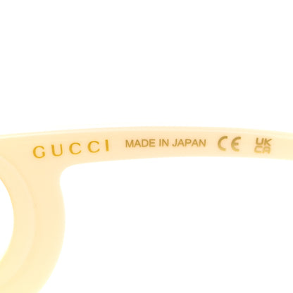 Gucci Acetate Rectangle Frame Sunglasses GG1326S White 6 of 8