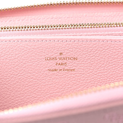 Louis Vuitton Empreinte Monogram Giant Broderies Zippy Wallet Pink Creme 6 of 8