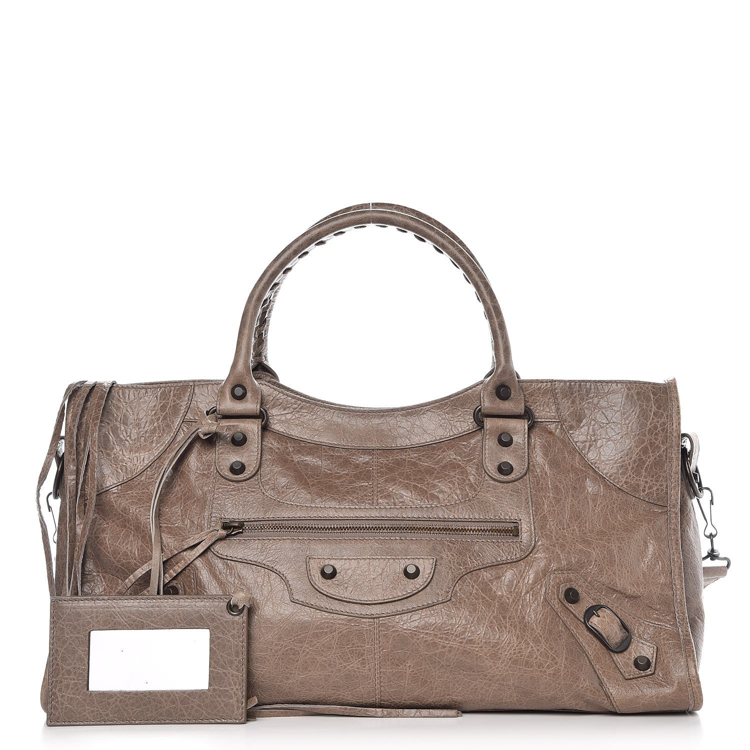 Balenciaga Agneau Classic Hardware Part Time Gris Poivre 1 of 9