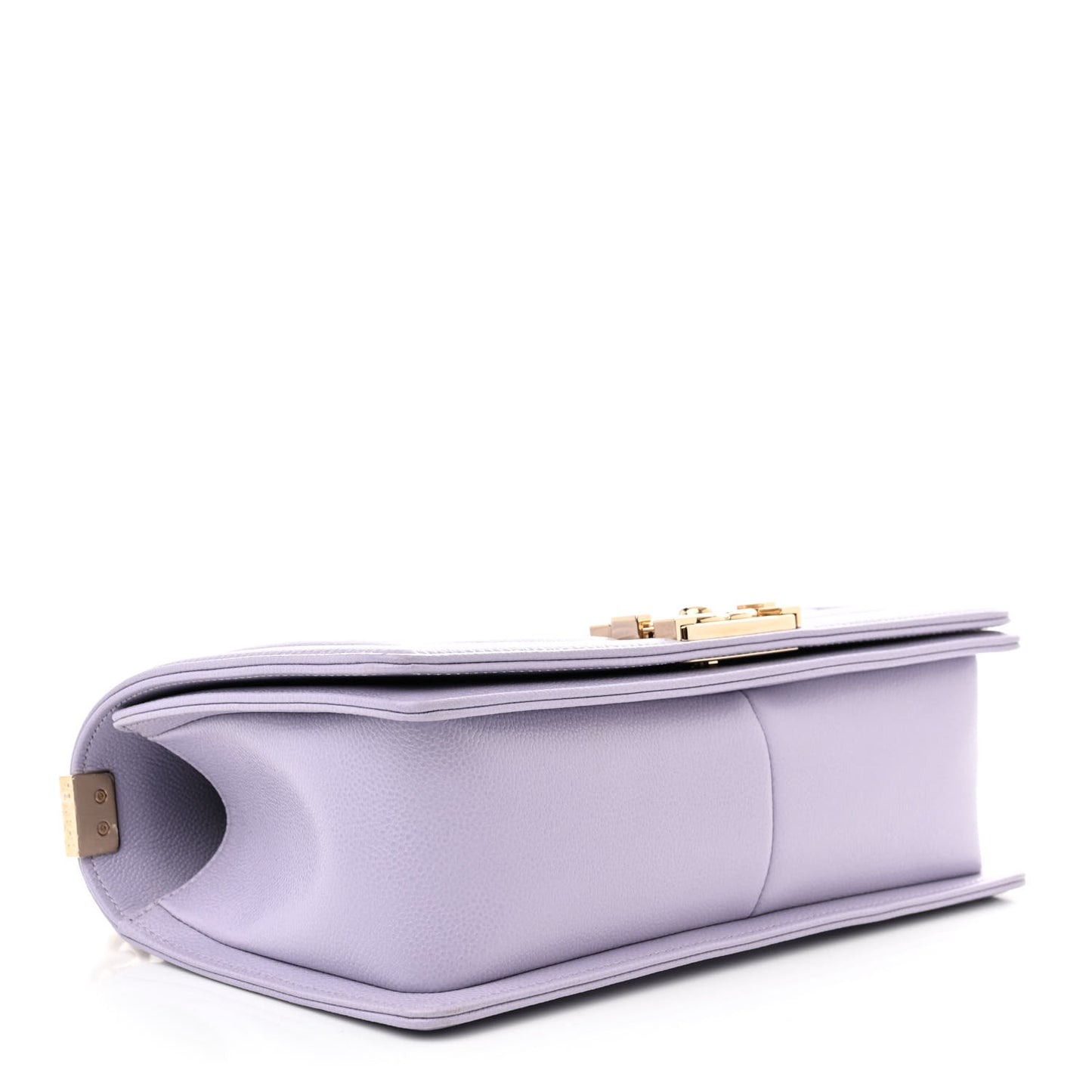 Caviar Quilted Medium Boy Flap Light Purple