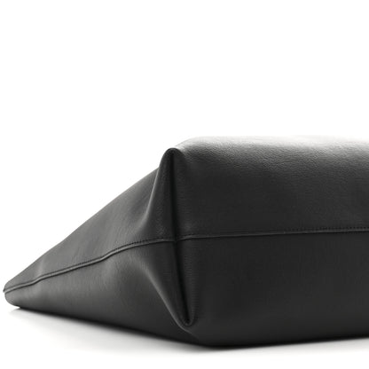 Saint Laurent Calfskin Large Shopping Tote Black 10 of 11