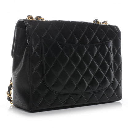 Chanel Lambskin Jumbo Flap Black 3 of 8