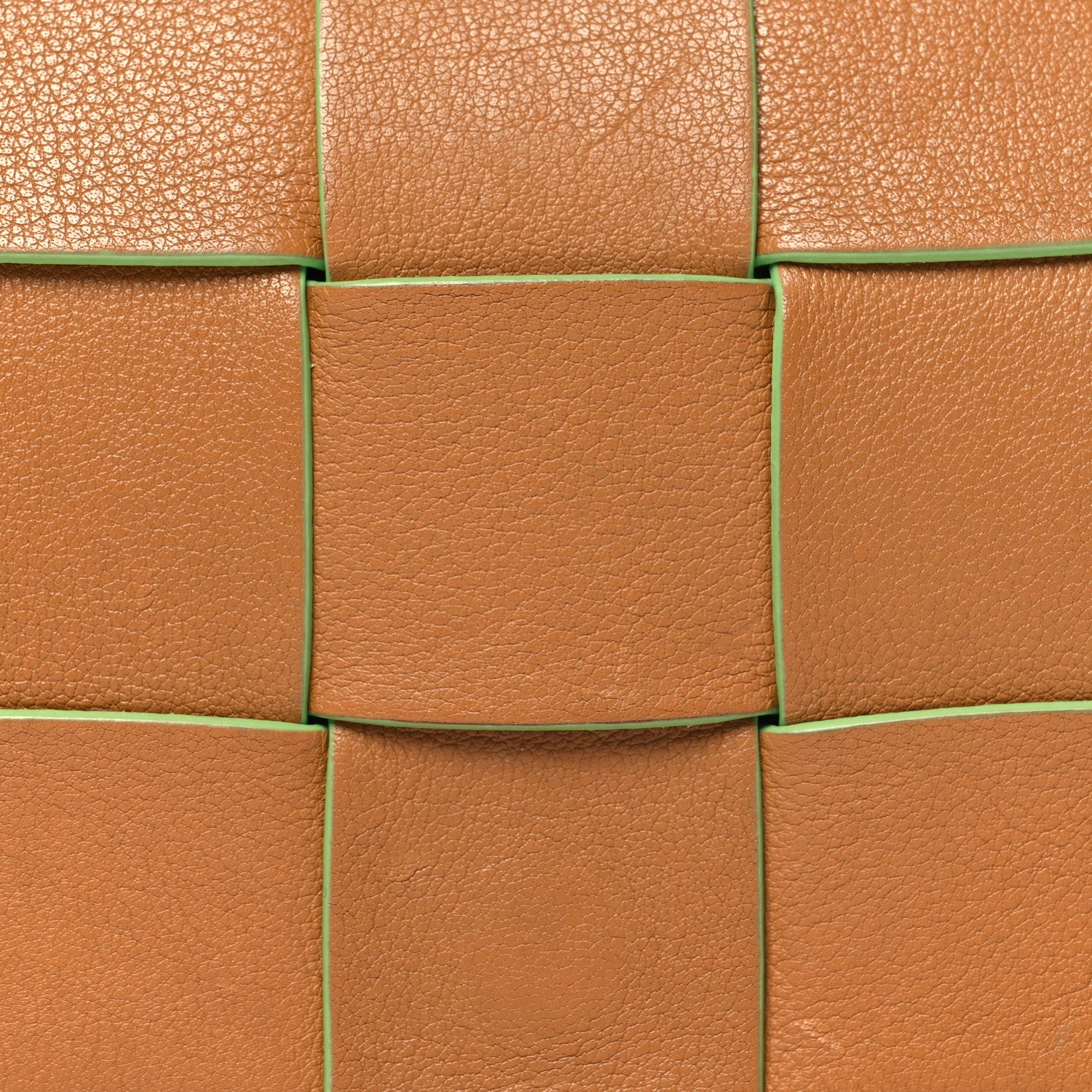 Bottega Veneta Buffalo Maxi Intrecciato Cassette Bicolor Crossbody Bag Caramel Pistachio 7 of 10