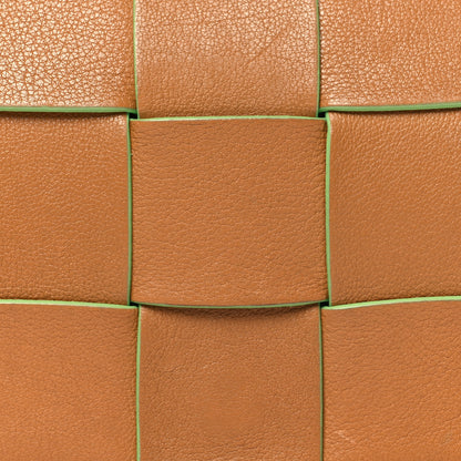 Bottega Veneta Buffalo Maxi Intrecciato Cassette Bicolor Crossbody Bag Caramel Pistachio 7 of 10
