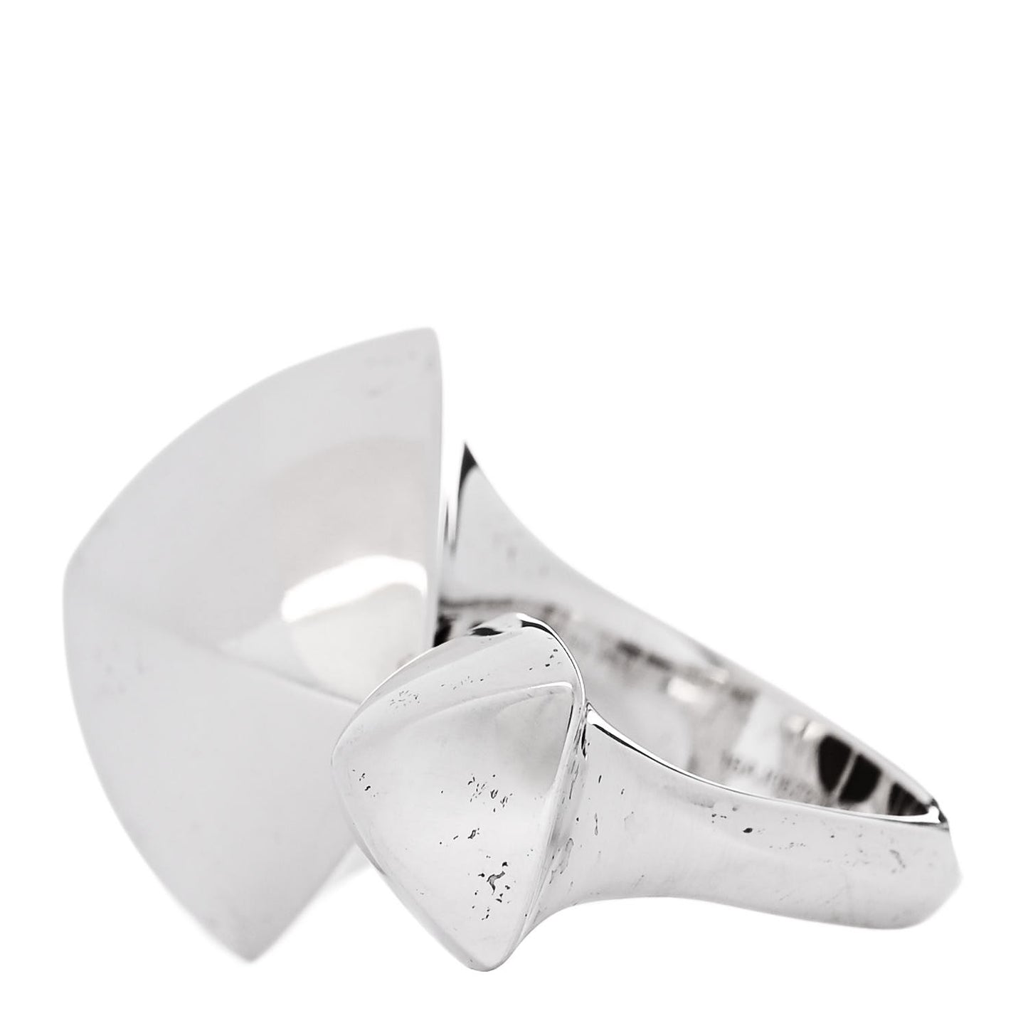 Sterling Silver Collier De Chien Rock Ring 53 6.5