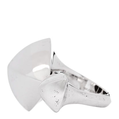 Hermes Sterling Silver Collier De Chien Rock Ring 53 6.5 3 of 6