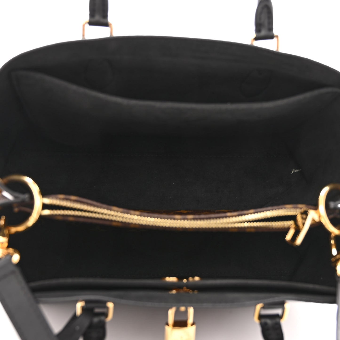 Monogram Flower Tote Black