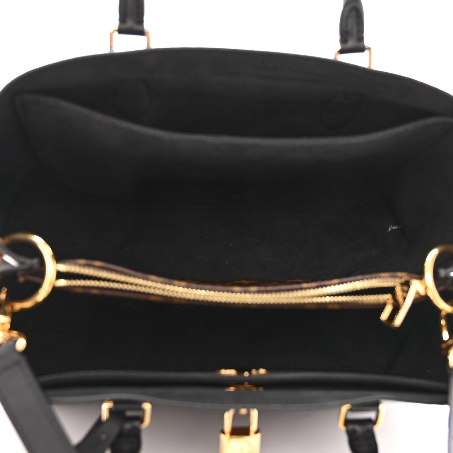 Louis Vuitton Monogram Flower Tote Black 5 of 9