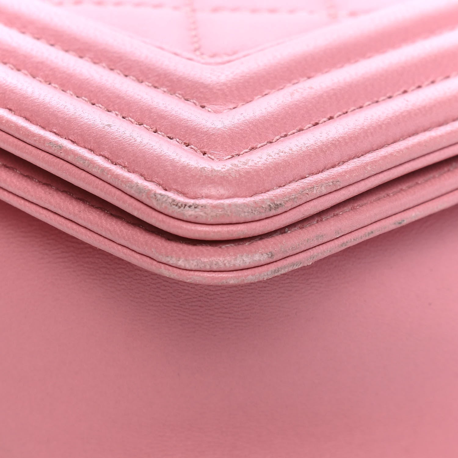 Chanel Lambskin Quilted New Medium Boy Flap Pink 10 of 14