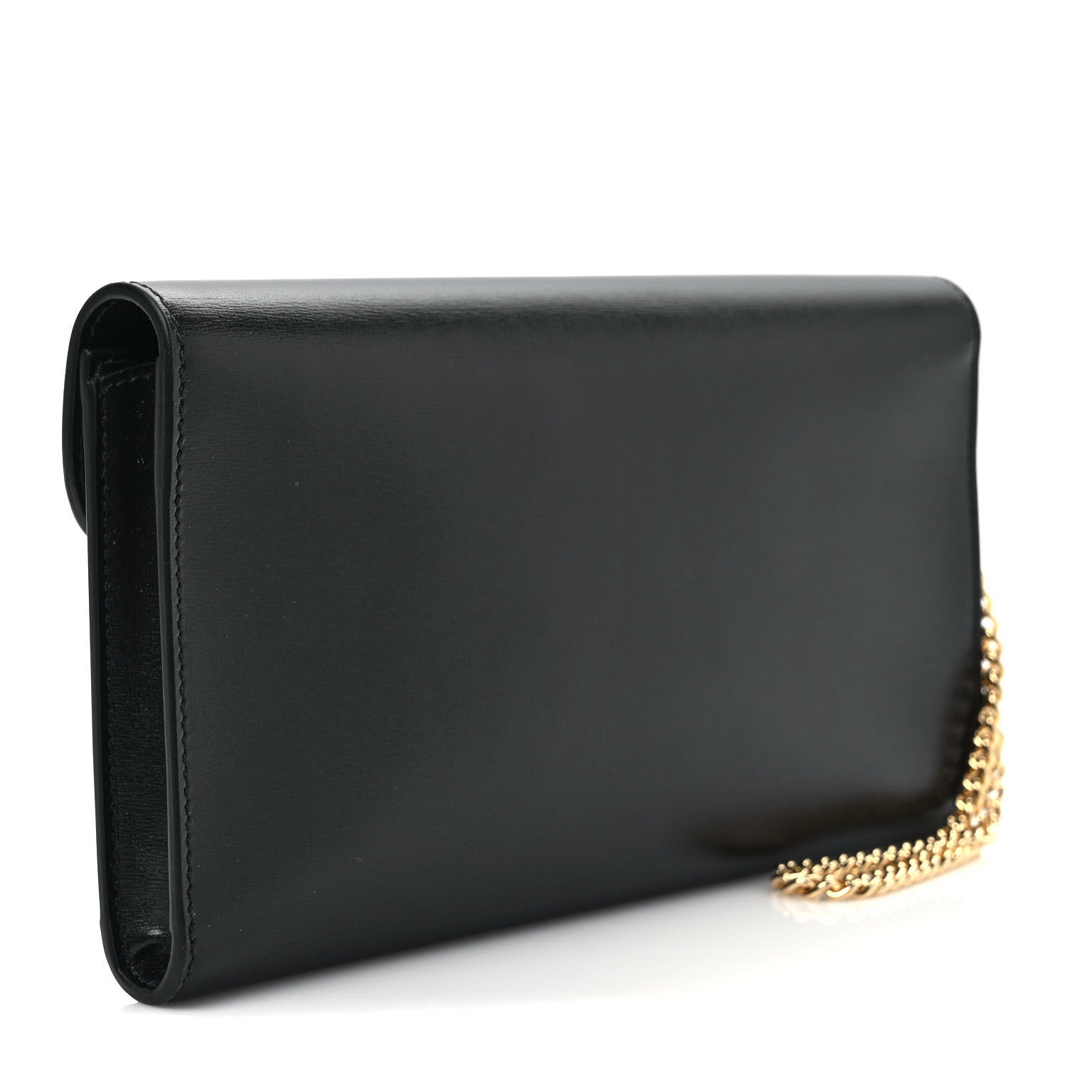 Gucci Textured Calfskin Horsebit 1955 Wrist Wallet Black 3 of 6