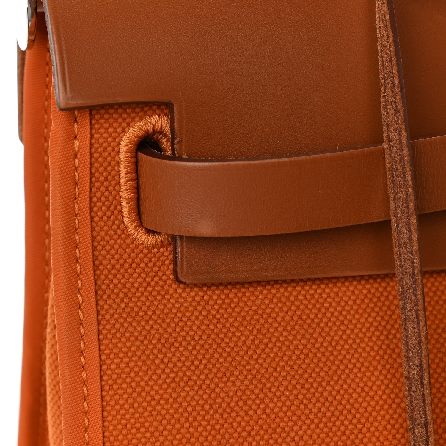 Hermes Toile Vache Hunter Herbag Zip 31 PM Orange 15 of 15