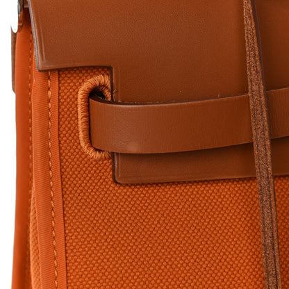 Hermes Toile Vache Hunter Herbag Zip 31 PM Orange 15 of 15
