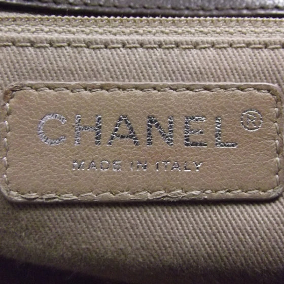 Chanel Leather Diamond Stitch Flap Brown 8 of 12