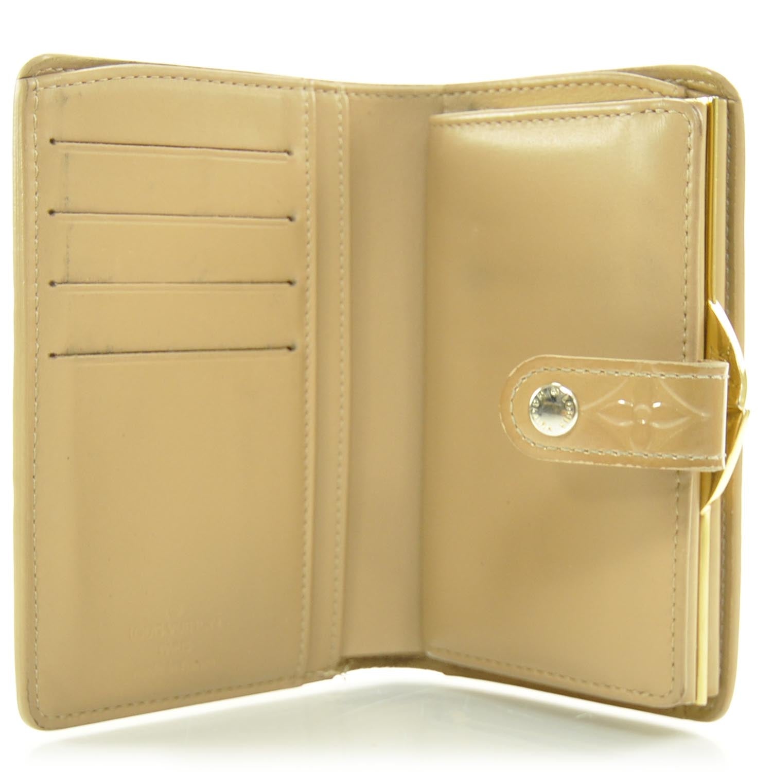Louis Vuitton Vernis French Purse Wallet Noisette 6 of 9