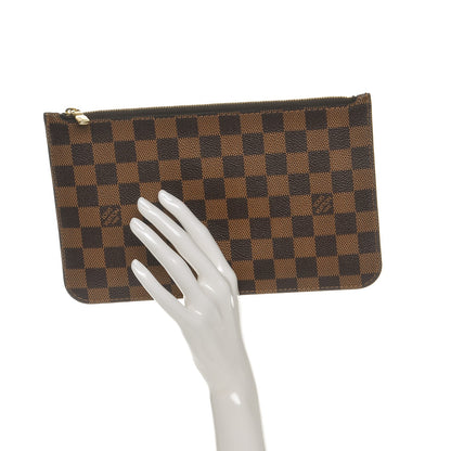 Louis Vuitton Damier Ebene Neverfull MM GM Pochette 2 of 8