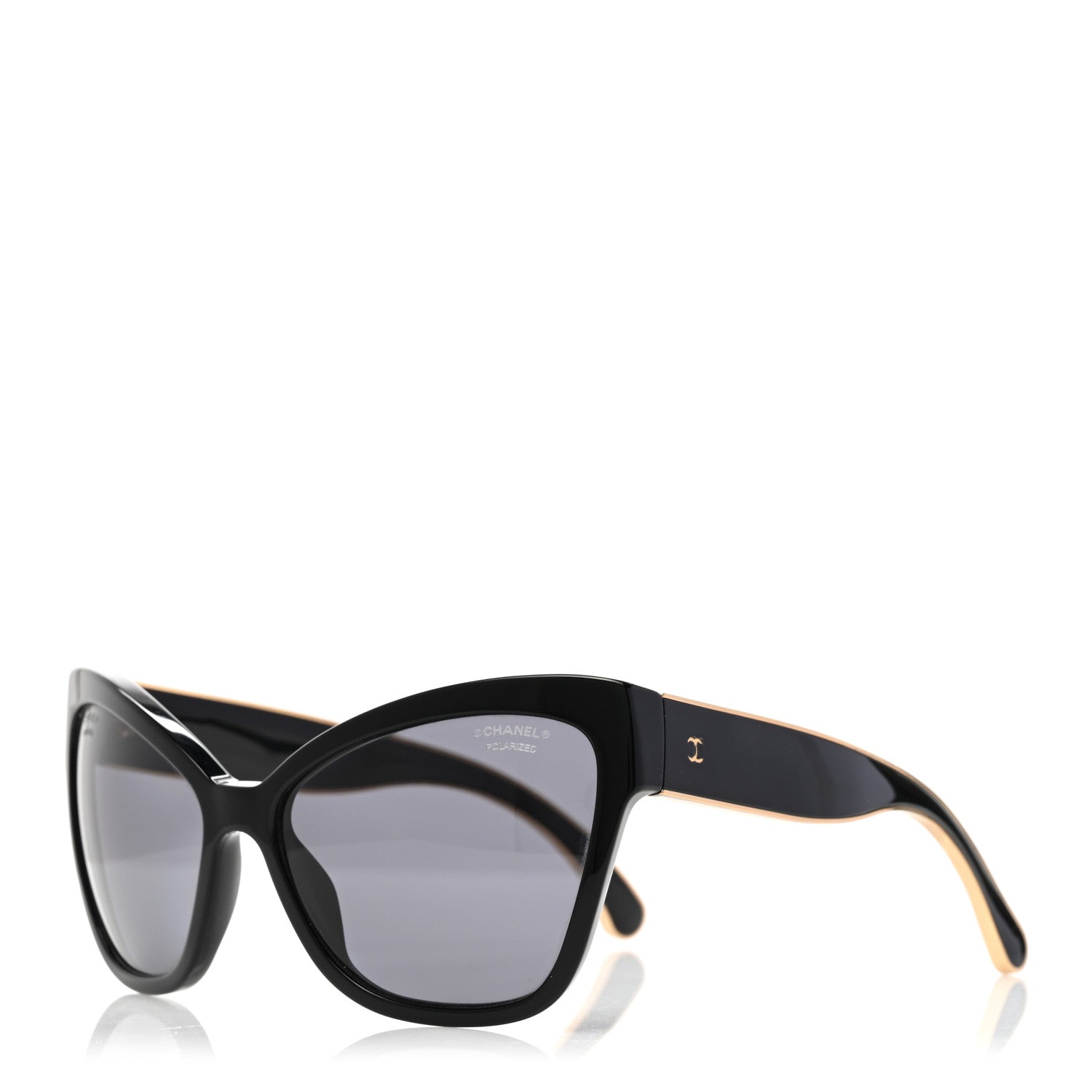 Chanel Acetate CC Cat Eye Sunglasses 5271 Black 1 of 8