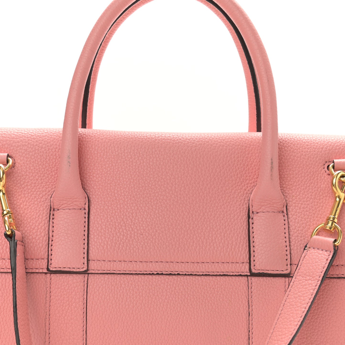 Classic Grain Small New Bayswater Macaroon Pink